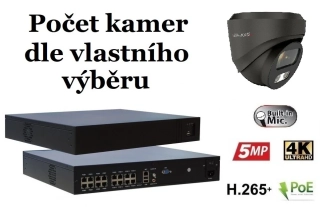 Monitorrs Security AI IP kamerový set 8 Mpix GDome (6377K8+)